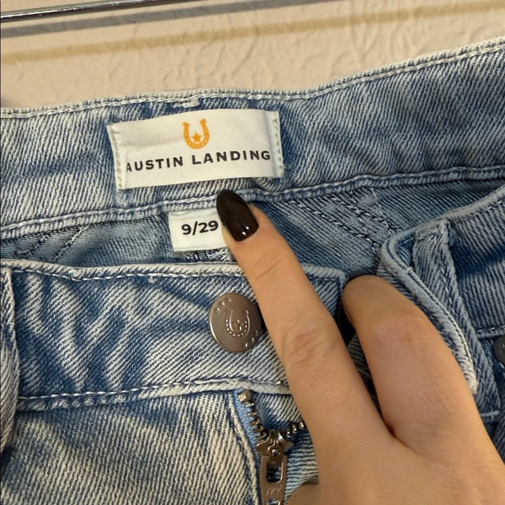 Light Blue Women's Jeans - Picture 2 of 4